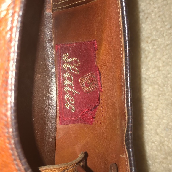 Men’s brown leather Oxford lace ups - Picture 3 of 5